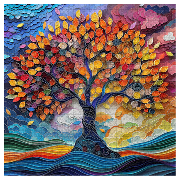 Rompecabezas de árbol de la vida 1000 piezas